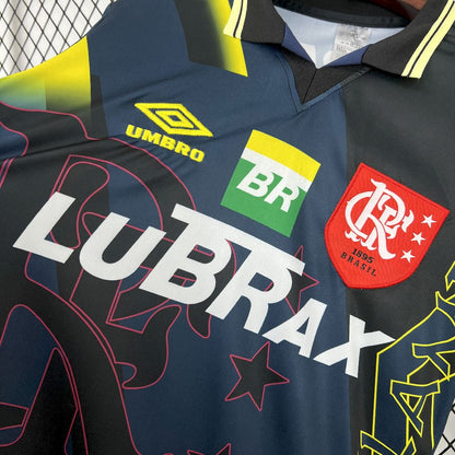 Camisa de goleiro retrô manga comprida do Flamengo 1998
