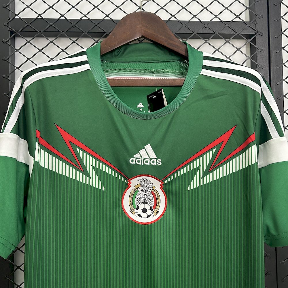Camisa retrô da seleção do México 2014
