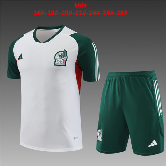 Mexico 2023/24 Training Kids Jersey+Short 14001