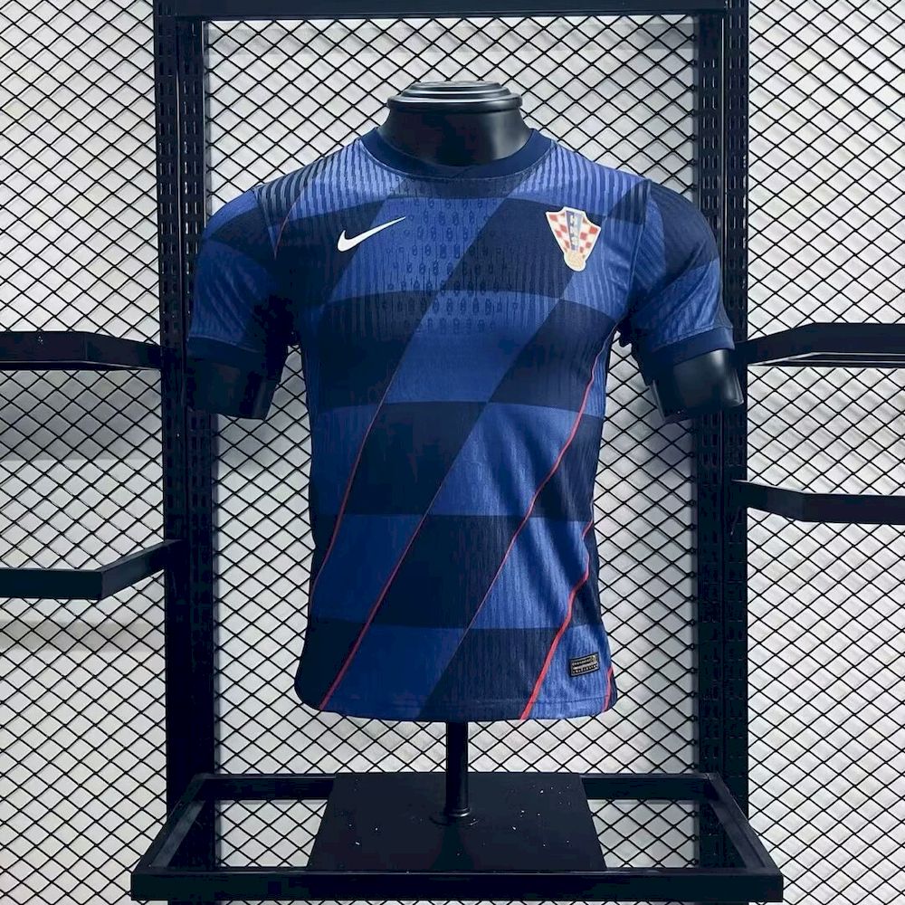 Men's Croatia 2024/25 Away Jersey Player Version