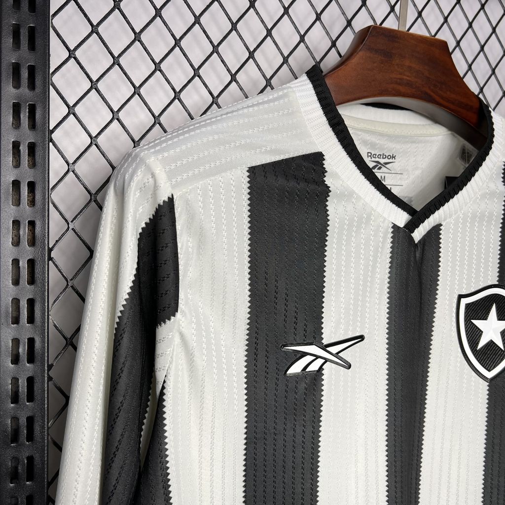 Men's Botafogo 2024/25 Home Long Sleeve Jersey