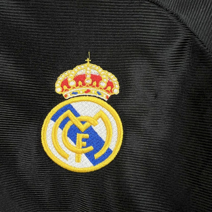 Camisa retrô de mangas compridas reserva do Real Madrid 1998/00