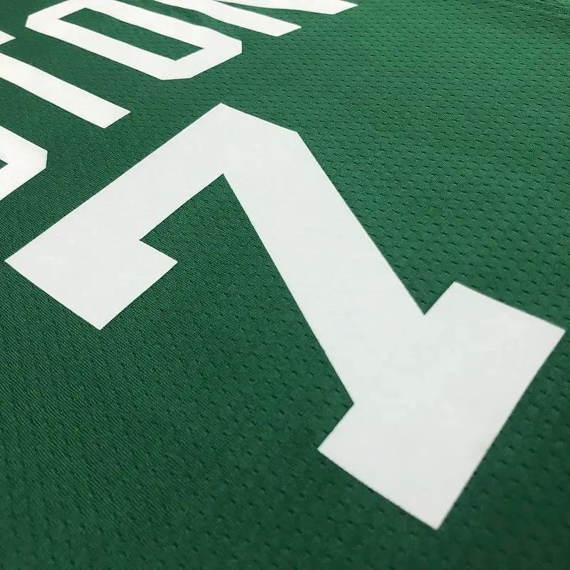 Men’s Jaylen Brown Green Team Jersey – 75th Anniversary Edition