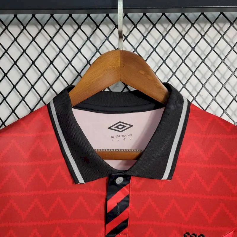 Men's Athletico Paranaense 2023/24 Red Boutique Jersey