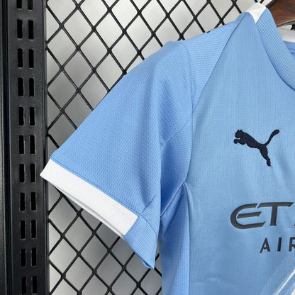 Kids Manchester City 2025/26 Home Kit