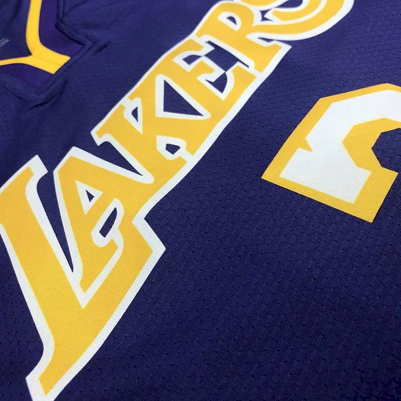 Camisa Anthony Davis Masculina Roxa Versão Jogador – Edição Clássica Retro