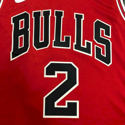 Camisa masculina vermelha Swingman da Lonzo Ball – Edição Icon
