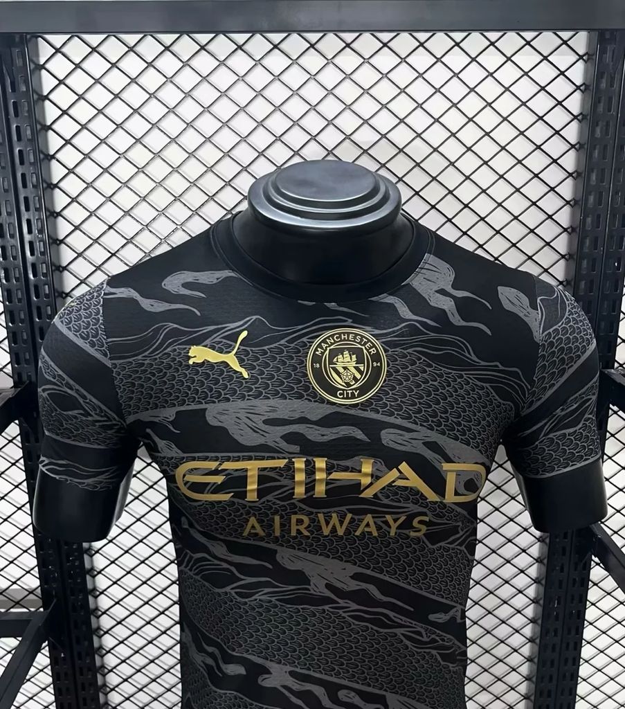 Camisa Manchester City 2024/25 Black Dragon Versão Jogador