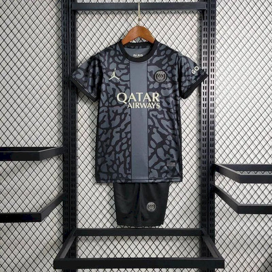 Paris Saint-Germain 2023/24 Third Kids Kit