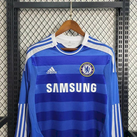 Chelsea 2011/12 Home Long Sleeves Retro Jersey