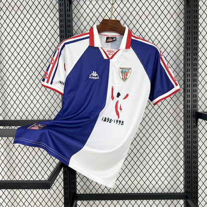 Camisa retrô dos patrocinadores do Athletic Bilbao 1997/98