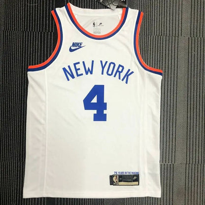 Camisa Derrick Rose Masculina Branca 2021-22 75º Aniversário – Edição Clássica