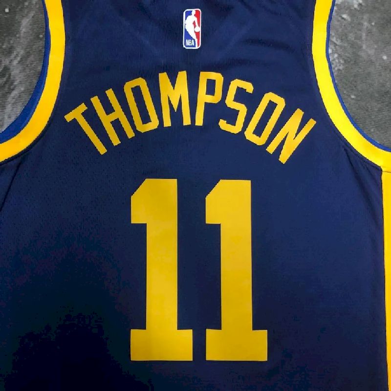 Camisa azul masculina Klay Thompson Team – Edição Statement