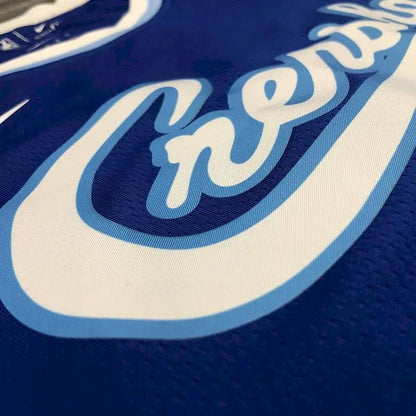 Camisa Anthony Davis Masculina Azul Versão Jogador – Edição Clássica Retro Conjunta