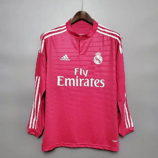 Camisa retrô de manga comprida reserva do Real Madrid 2014/15