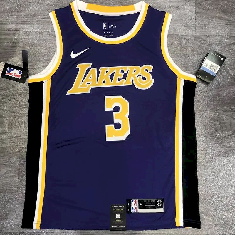 Camisa Anthony Davis Masculina Roxa Versão Jogador – Edição Clássica Retro