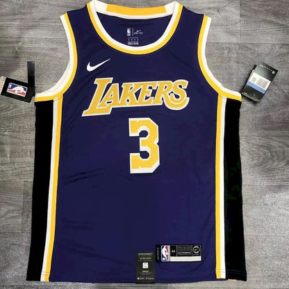 Camisa Anthony Davis Masculina Roxa Versão Jogador – Edição Clássica Retro