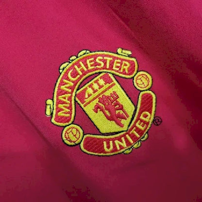 Camisa retrô de manga comprida do Manchester United 2002/04
