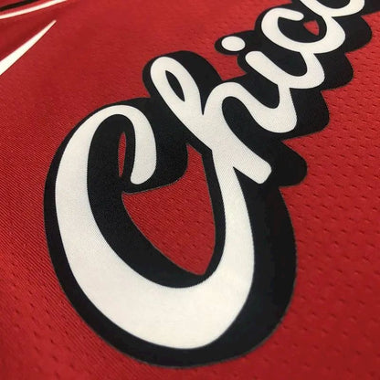 Camisa masculina Zach LaVine vermelha 2021-22 Swingman Team – Edição City
