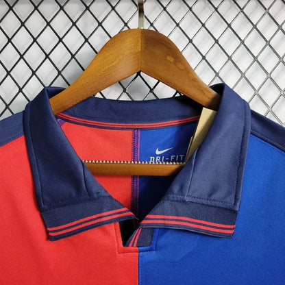 Camisa retrô de mangas compridas do Barcelona 1899/1999, edição 100º aniversário