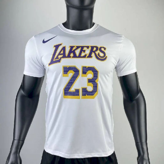 Camiseta masculina do time LeBron James White