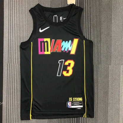 Camisa Masculina Bam Adebayo Preta - Edição City 75º Aniversário