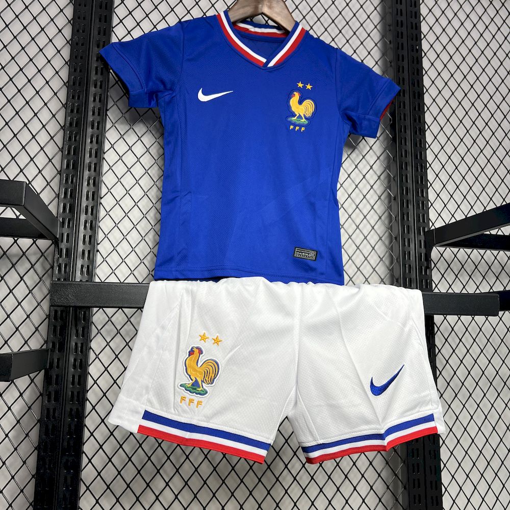 França 2024/25 Euro Home Kit Infantil