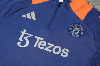 Suéter e calça adulto Manchester United 2024/25 com zíper 14001