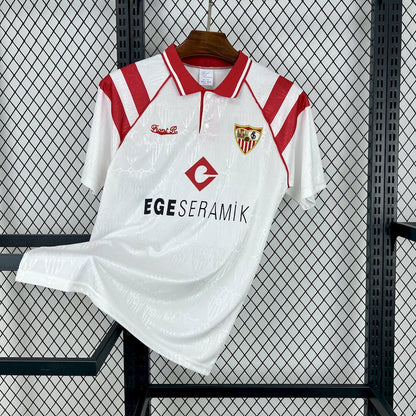 Camisa retrô do Sevilla FC 1992/93 (anunciar)