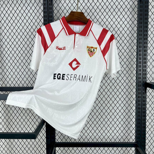Camisa retrô do Sevilla FC 1992/93 (anunciar)