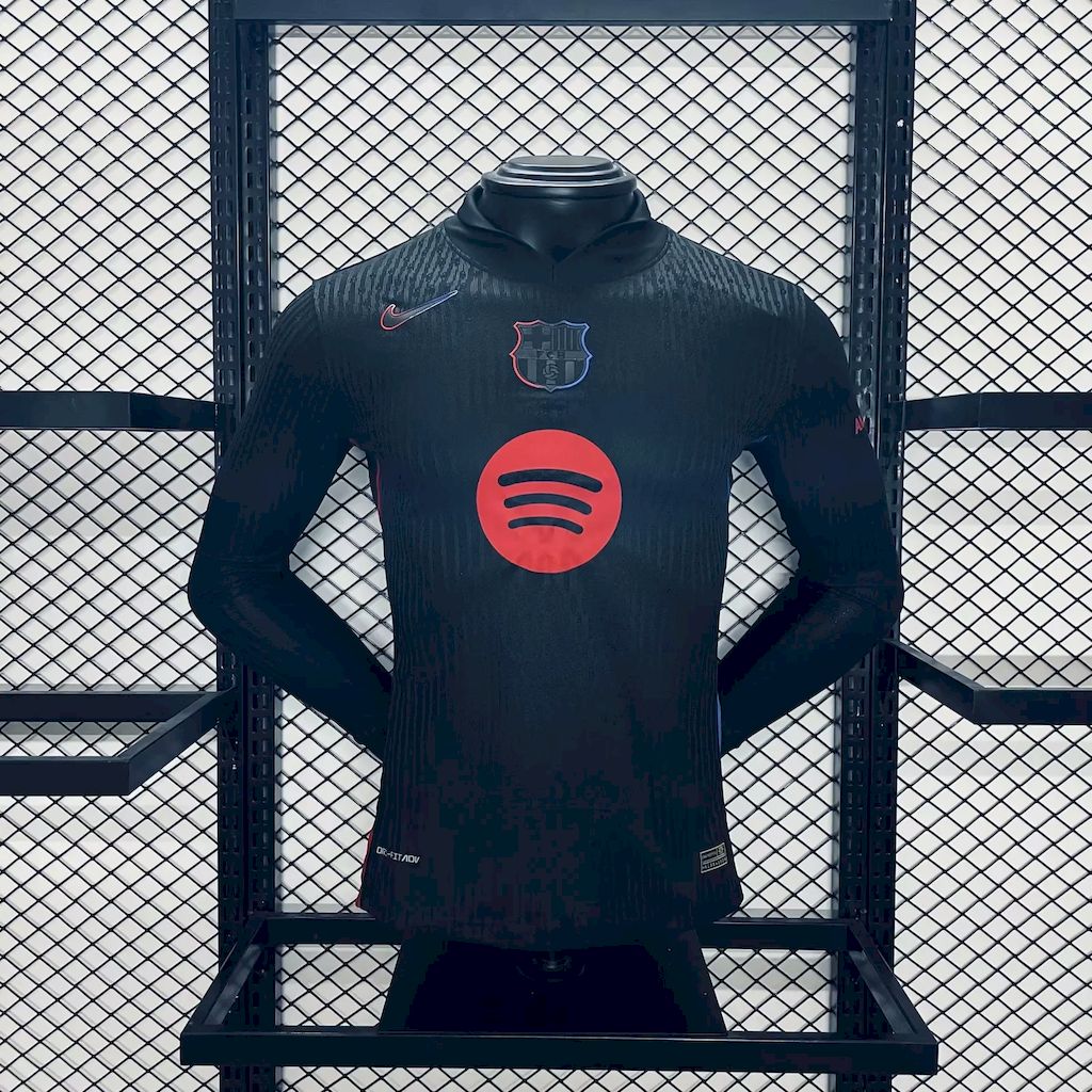 Camisa Barcelona II 2024/25 de manga comprida, versão jogador