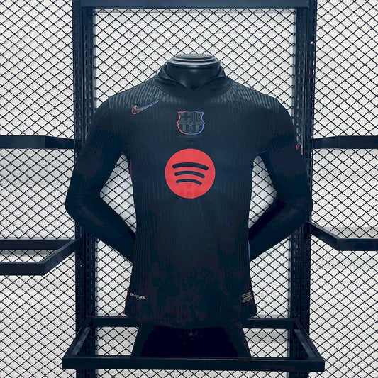 Camisa Barcelona II 2024/25 de manga comprida, versão jogador