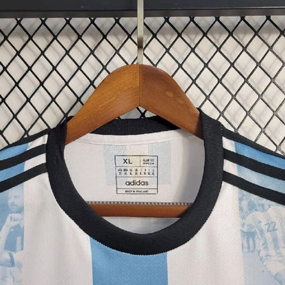 Camisa comemorativa da Argentina campeã da Copa do Mundo de 2022