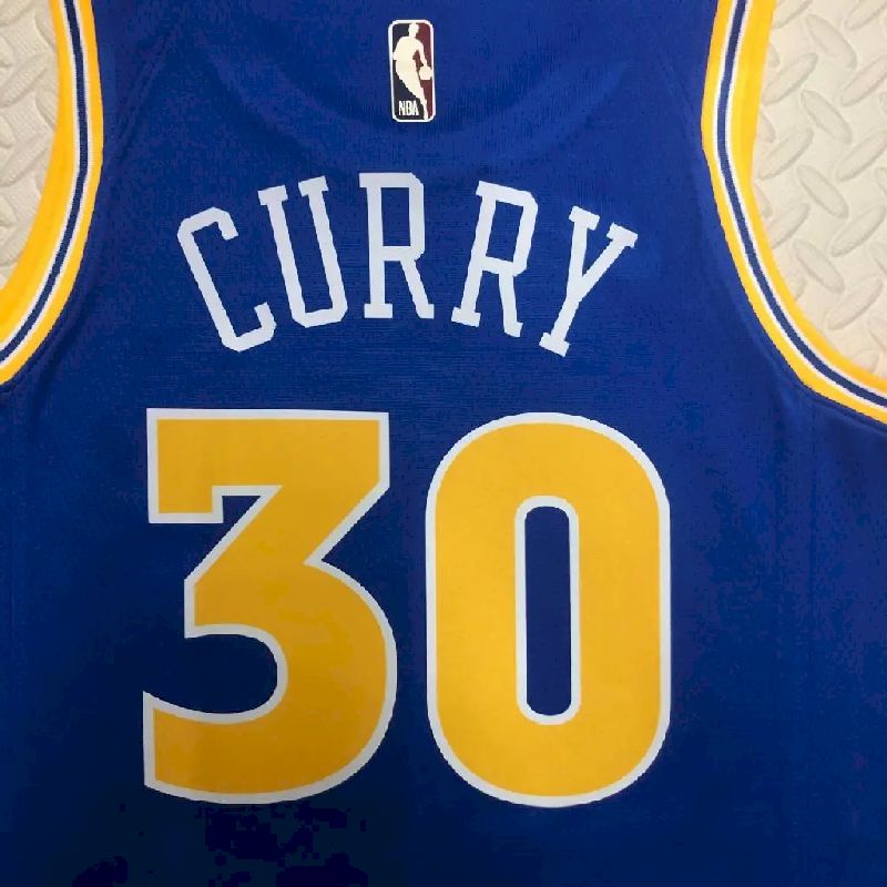 Camisa Stephen Curry Azul Retro Masculina