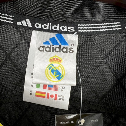 Camisa retrô de mangas compridas reserva do Real Madrid 1998/00