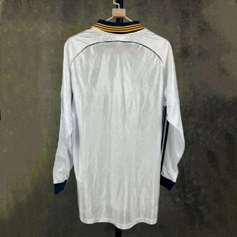 Camisa retrô de mangas compridas do Real Madrid 1998/00 Home