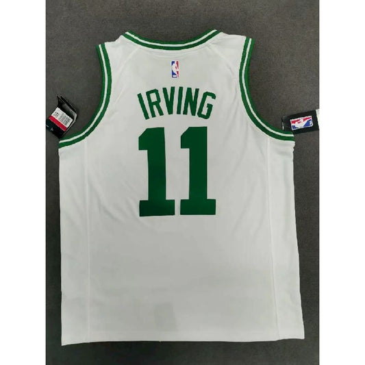Kyrie Irving White Men’s Player Version Jersey-Association Edition