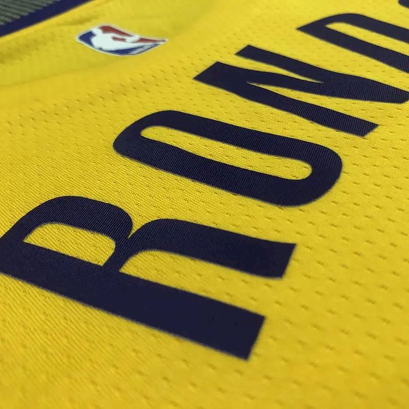 Camisa masculina amarela Swingman Rajon Rond – Edição Ícone