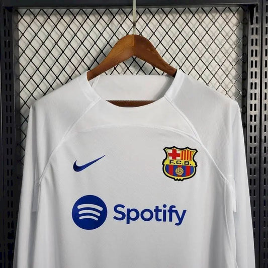 Camisa reserva do Barcelona 2023/24 de manga comprida