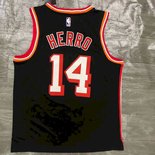 Camisa masculina Tyler Herro Black Classics Swingman Player Version