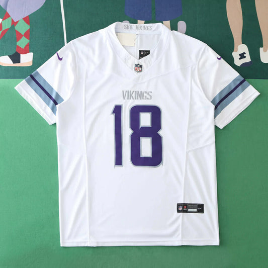 Jersey NFL Minnesota Vikings Justin Jefferson 18