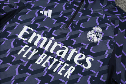Suéter e calça adulto com zíper médio Real Madrid 2023/24 14001
