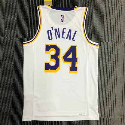 Camisa Masculina Shaquille O'Neal Branca – Edição de 75º Aniversário