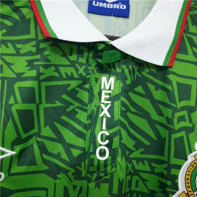 Camisa retrô da seleção do México para a Copa do Mundo de 1994