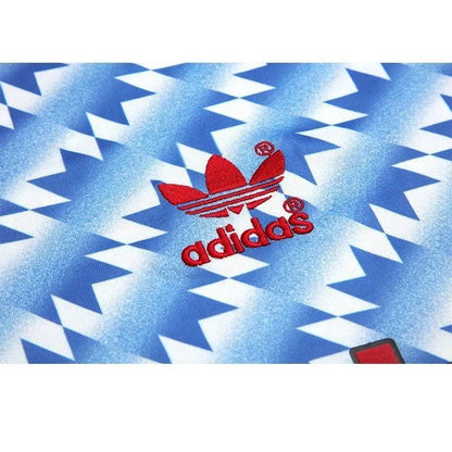 Camisa retrô de mangas compridas reserva do Manchester United 1990/92