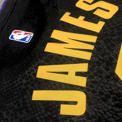 Camisa LeBron James Black Mamba versão masculina de jogador
