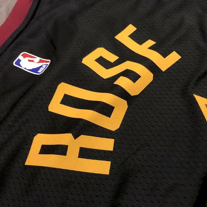 Camisa preta masculina Derrick Rose Swingman – Edição Statement