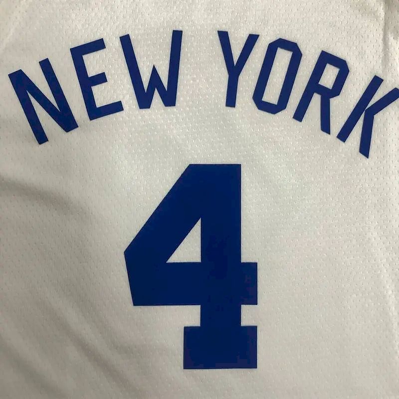 Camisa Derrick Rose Masculina Branca 2021-22 75º Aniversário – Edição Clássica