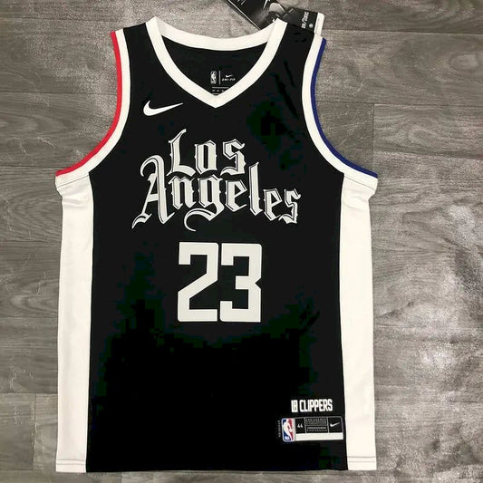 Men’s Lou Williams 2020-21 Black Swingman Player Version Jersey – City Edition