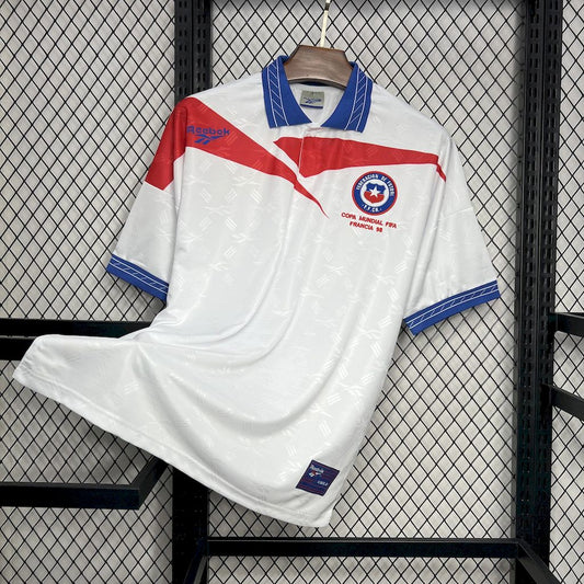 Camisa reserva retrô do Chile 1998